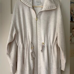 Varley Ridgefield Beige Zip-Up Jacket